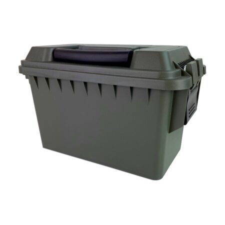 an image of the product Plastic Ammo Can .50 Caliber New- Olive Drab- Case of 6- A10122-CASE