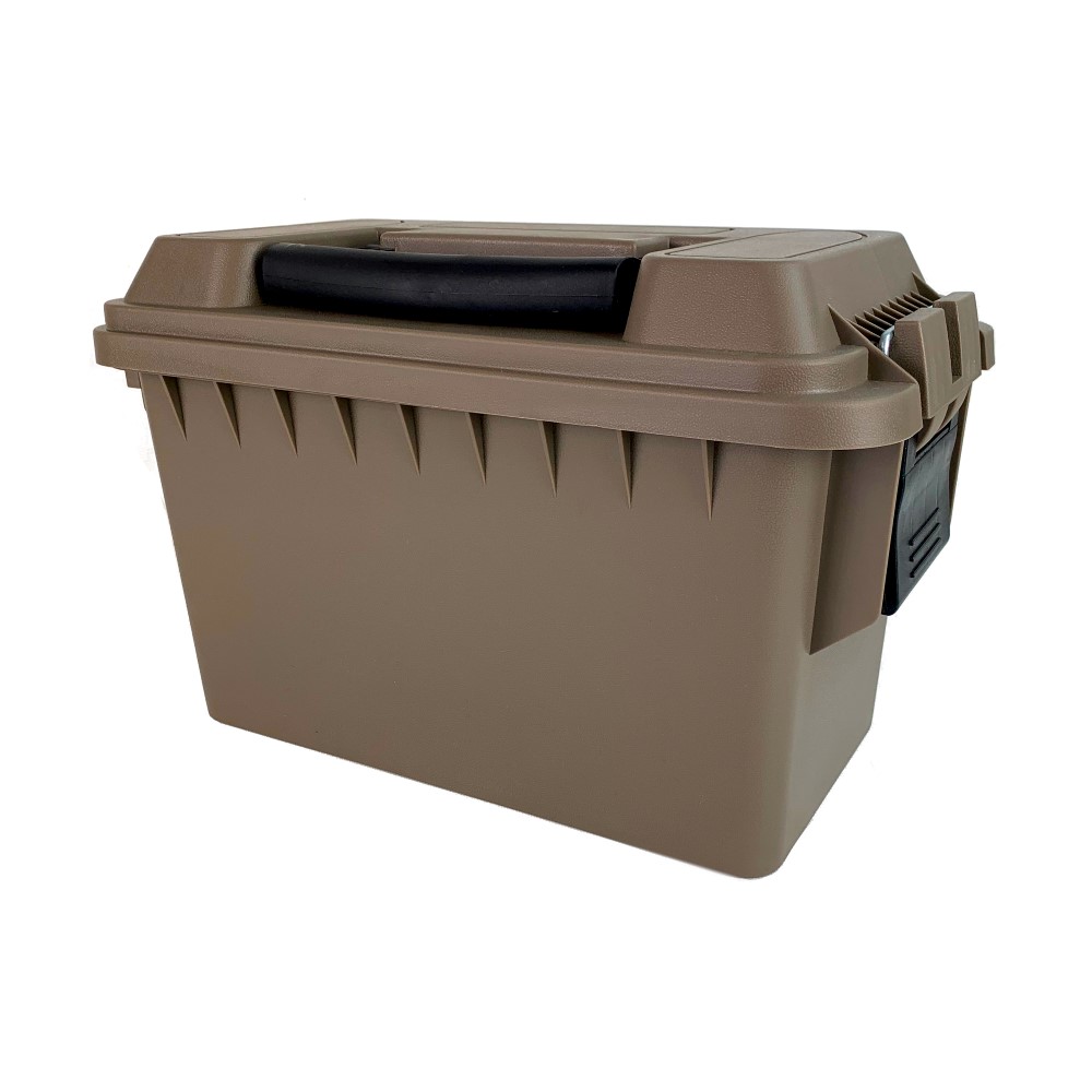 an image of the product Plastic Ammo Can .50 Caliber New- Tan- A10127