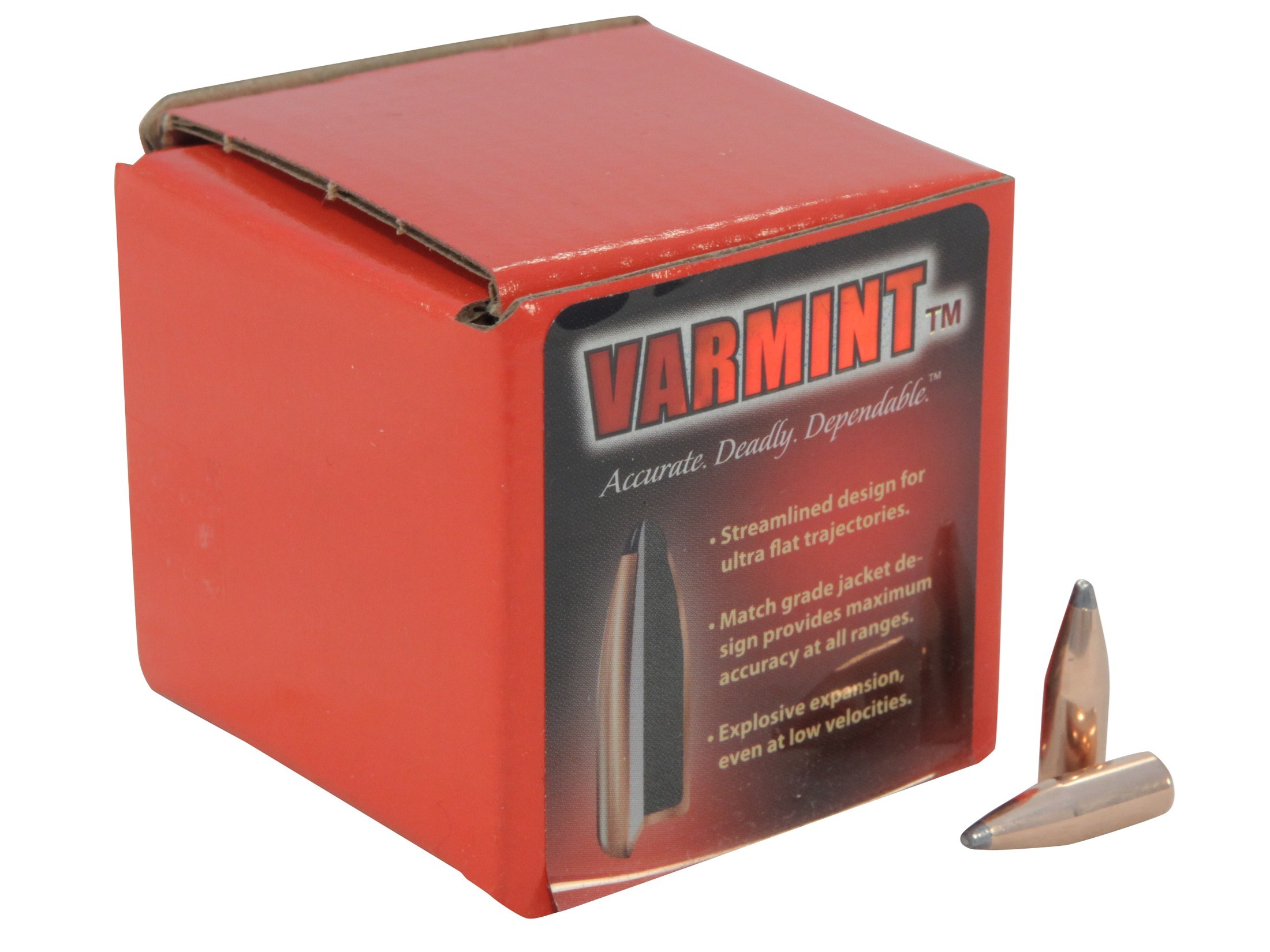 Hornady Bullets .22 Caliber (.224 Diameter) 60 Gr. Spire Point- Box of 100- 2270