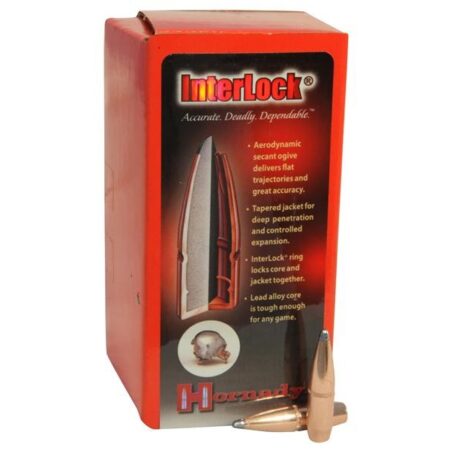 Hornady Bullets .270 Caliber (.277 Diameter) 140 Gr. InterLock Spire Point Boat Tail- Box of 100- 2735
