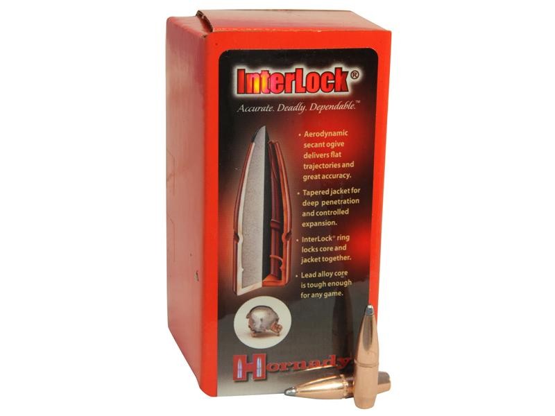 Hornady Bullets .270 Caliber (.277 Diameter) 140 Gr. InterLock Spire Point Boat Tail- Box of 100- 2735