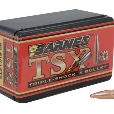 Barnes Bullets .25 Caliber (.257 Diameter) 100 Gr. TSX Hollow Point Boat Tail- Lead-Free- Box of 50- 30222
