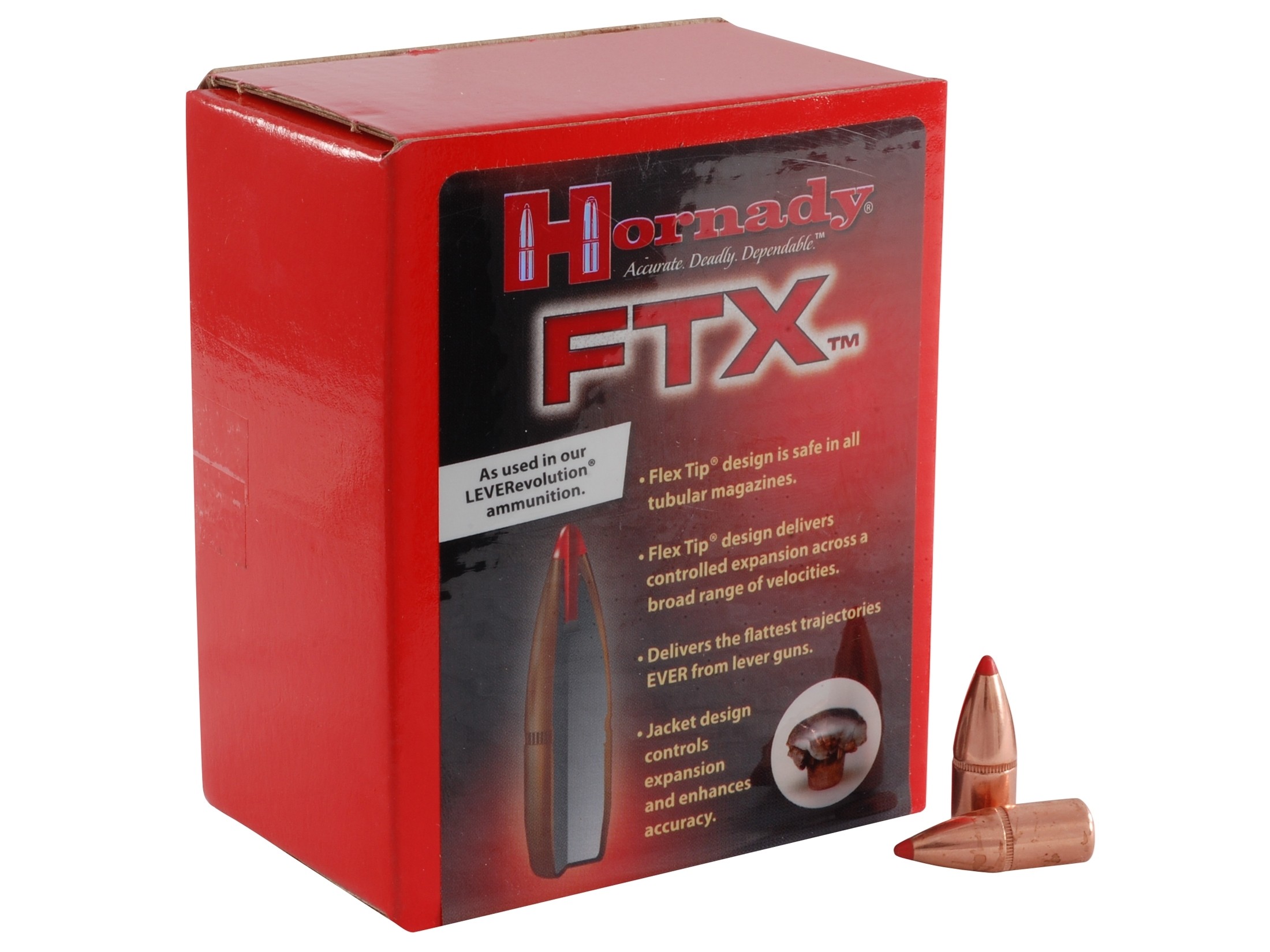 Hornady Bullets .25 Caliber (.257 Diameter) 110 Gr. FTX- Box of 100
