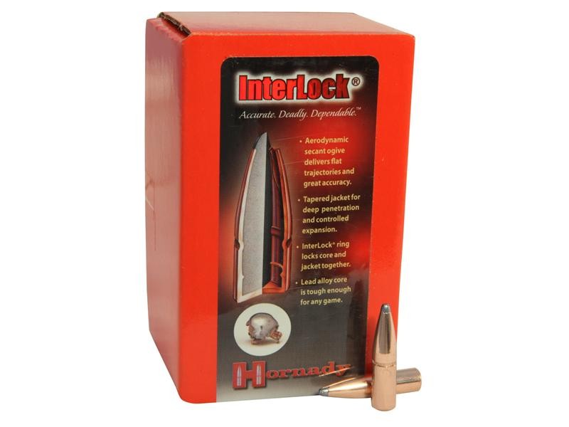 Hornady Bullets .270 Caliber (.277 Diameter) 150 Gr. InterLock Spire Point- Box of 100- 2740