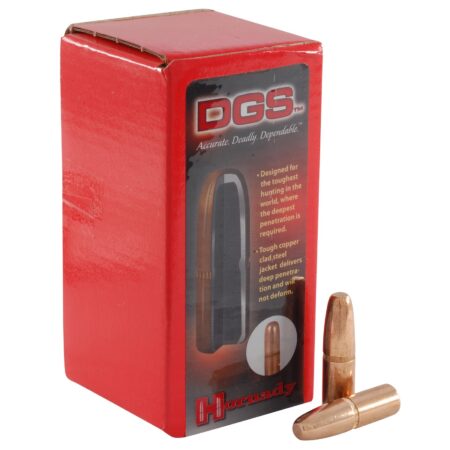 Hornady Bullets 9.3mm (.366 Diameter) 300 Gr. DGS Flat Nose Solid- Box of 50- 3565