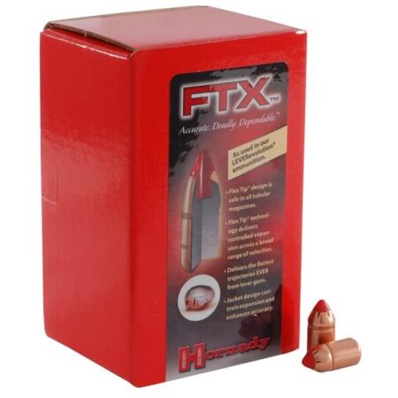 Hornady Bullets .38 Caliber (.357 Diameter) 140 Gr. LEVERevolution FTX- Box of 100- 35745
