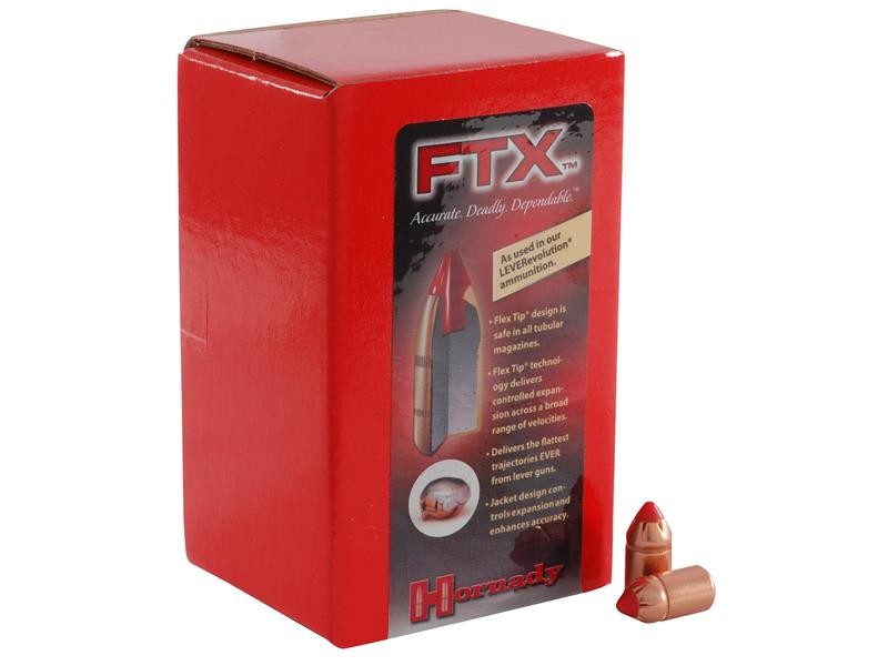 Hornady Bullets .38 Caliber (.357 Diameter) 140 Gr. LEVERevolution FTX- Box of 100- 35745