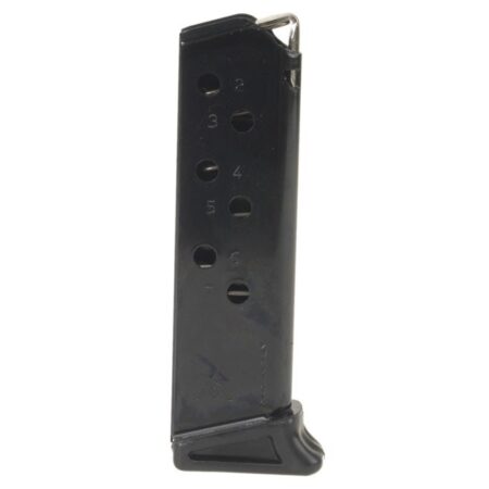 Mec-Gar Walther PPK/S .380 ACP 7-Round Magazine w/ Finger Rest- Steel Blue- MGWPPKSFRB