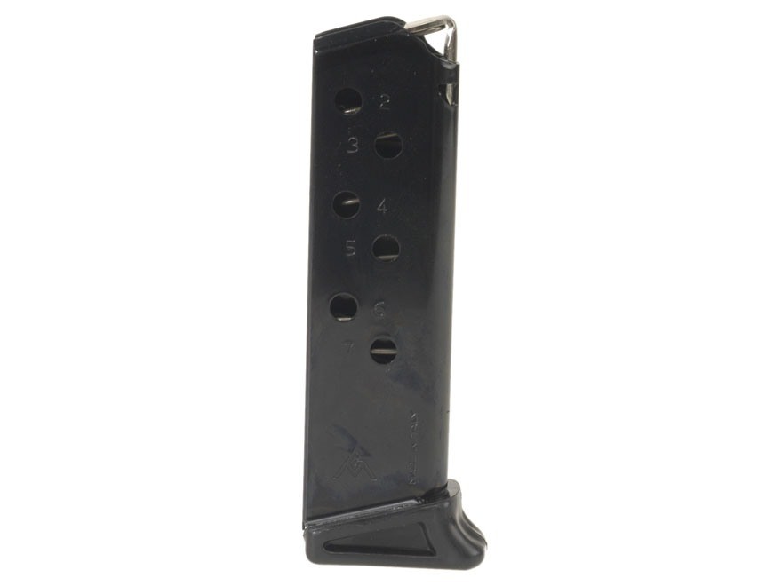 Mec-Gar Walther PPK/S .380 ACP 7-Round Magazine w/ Finger Rest- Steel Blue- MGWPPKSFRB