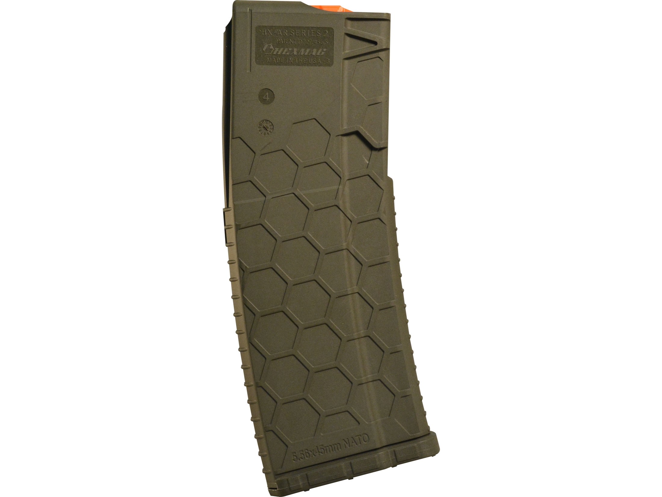Hexmag HX10/30 Series 2 AR-15 .223/5.56mm 10-Round Magazine- OD Green- HX1030AR15S2ODG
