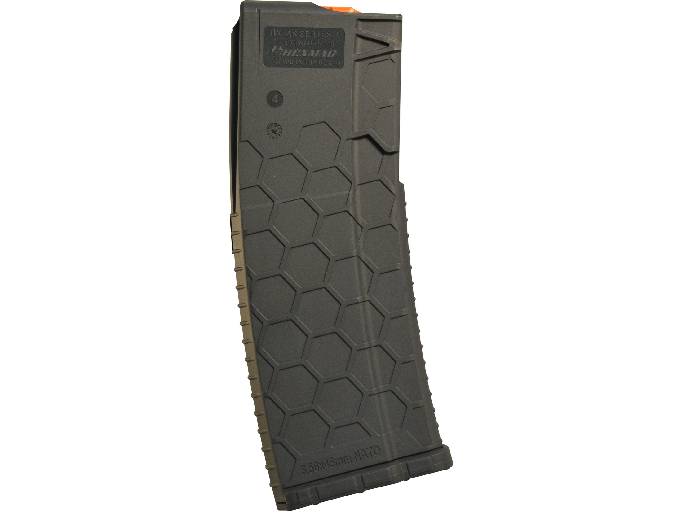 Hexmag HX10/30 Series 2 AR-15 .223/5.56mm 10-Round Magazine- Dark Grey- HX1030AR15S2GRY