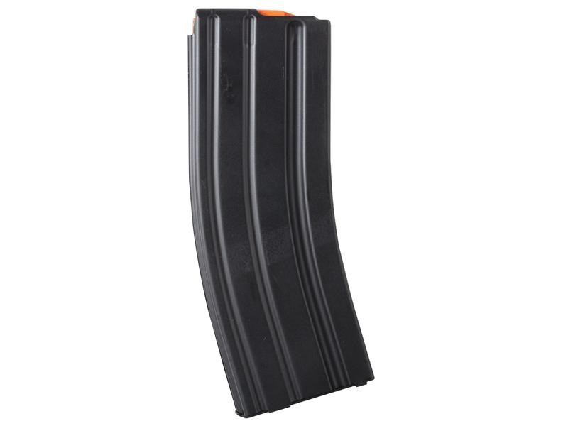 C Products Duramag AR-15 .223 Remington 30-Round Magazine with Orange Anti-Tilt Follower- Aluminum- Black- 3023001