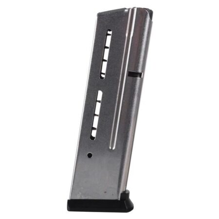 Wilson Combat Elite 1911 Government/Commander 9mm Luger 10-Round Tactical Magazine- Stainless Steel- 500-9
