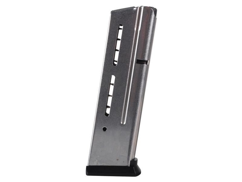 Wilson Combat Elite 1911 Government/Commander 9mm Luger 10-Round Tactical Magazine- Stainless Steel- 500-9