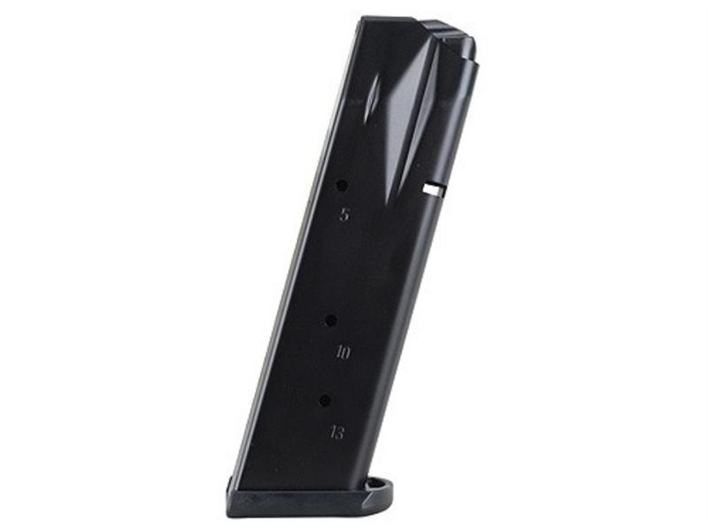 Mec-Gar Optimum Sig Sauer P226 .40 S&W / .357 Sig 13-Round Magazine with Base Pad- Steel Anti-Friction Black- MGP2264013AFC