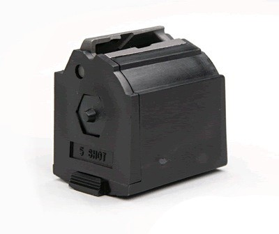 Ruger 10/22 .22 Long Rifle 5-Round Rotary Magazine- Polymer Black- 90041