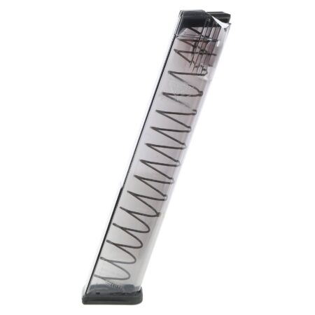 Elite Tactical Systems Glock 17/19/26/34 9mm Luger 31-Round Magazine- Translucent Polymer- GLK-18