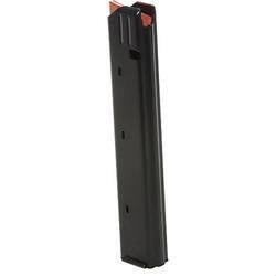 C Products Duramag SS AR-15 Colt Pattern 9mm Luger 32-Round Magazine with Orange Anti-Tilt Follower- Matte Black- 3209041