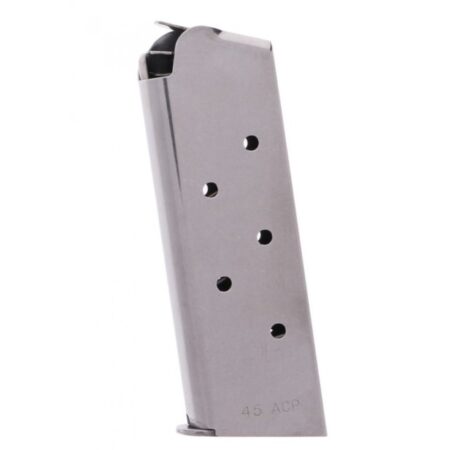 Kimber 1911 .45 ACP, 7-Round Compact Magazine- Stainless Steel- 1000173A
