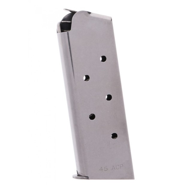 Kimber 1911 .45 ACP, 7-Round Compact Magazine- Stainless Steel- 1000173A