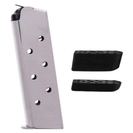 Kimber Tac-Mag 1911 .45 ACP, 7-Round Compact Magazine W/ Base Plates- Stainless Steel- 1100813A