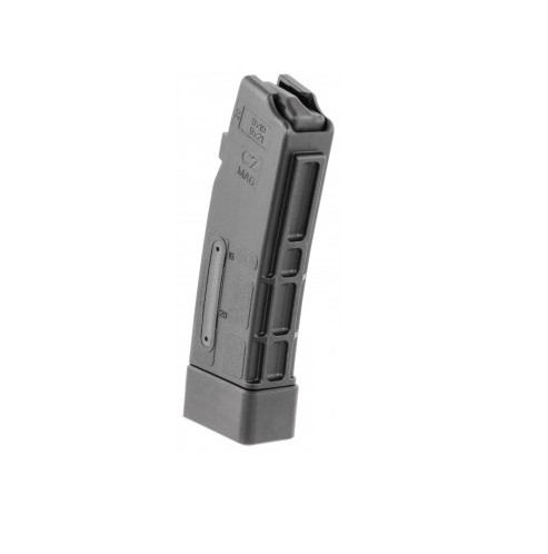 CZ Scorpion EVO 3 S1 9mm Luger 20-Round Magazine- Black Window- 11356