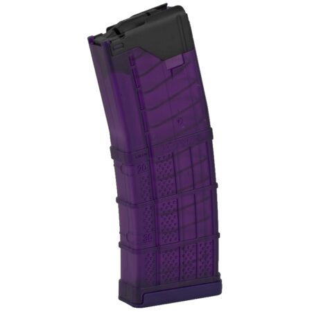 Lancer L5AWM Hybrid AR-15 5.56x45mm 30-Round Magazine- Translucent Purple- 232050
