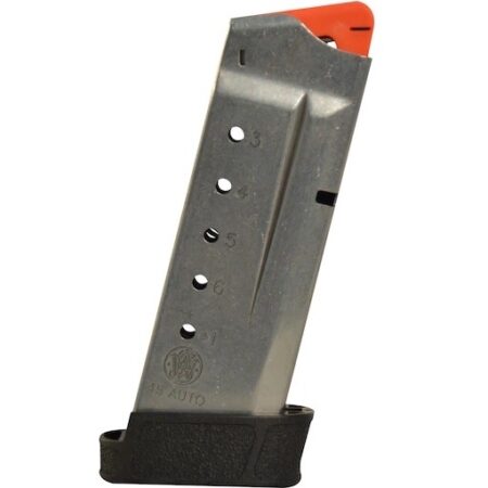 Smith & Wesson M&P Shield .45 ACP 7-Round Magazine with Black Finger Rest- Stainless Steel- 3005567