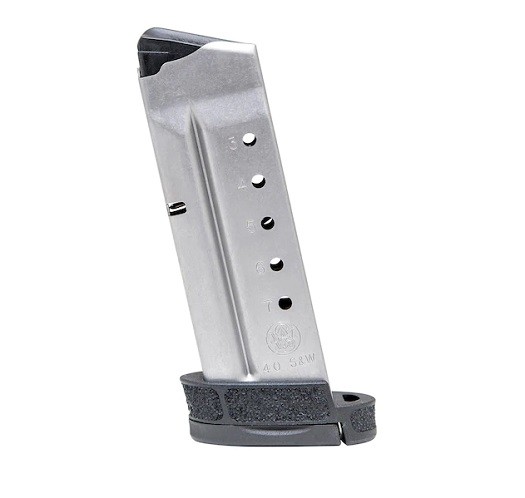 Smith & Wesson M&P Shield M2.0 .40 S&W 7-Round Magazine- Stainless Steel- 3009877