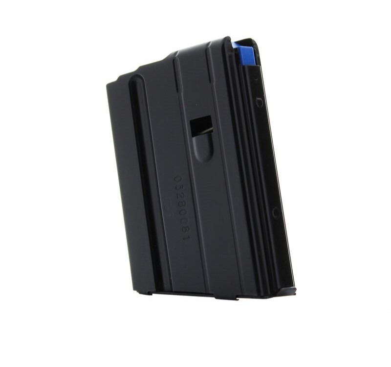 C Products Duramag SS AR-15 6.5 Grendel 5-Round Magazine with Anti-Tilt Follower- Black Steel- 5650411