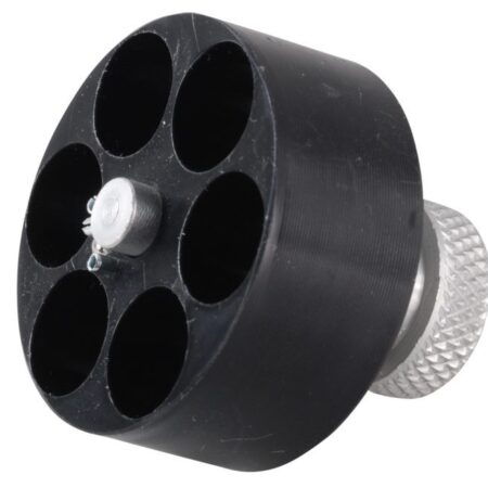 HKS Revolver Speedloader Ruger GP100, S&W 581, 681, 586, 686 .38 Special / .357 Magnum 6-Round Cylinder- Black- 586-A