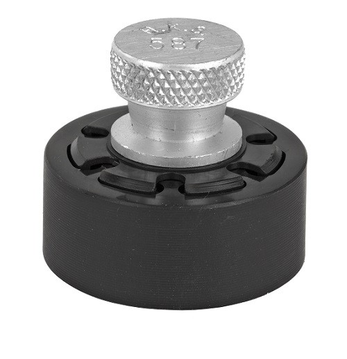 HKS Revolver Speedloader S&W 686 Magnum/ Taurus 617, 817, 827 .38 Special / .357 Magnum 7-Round Cylinder- Black- 587-A