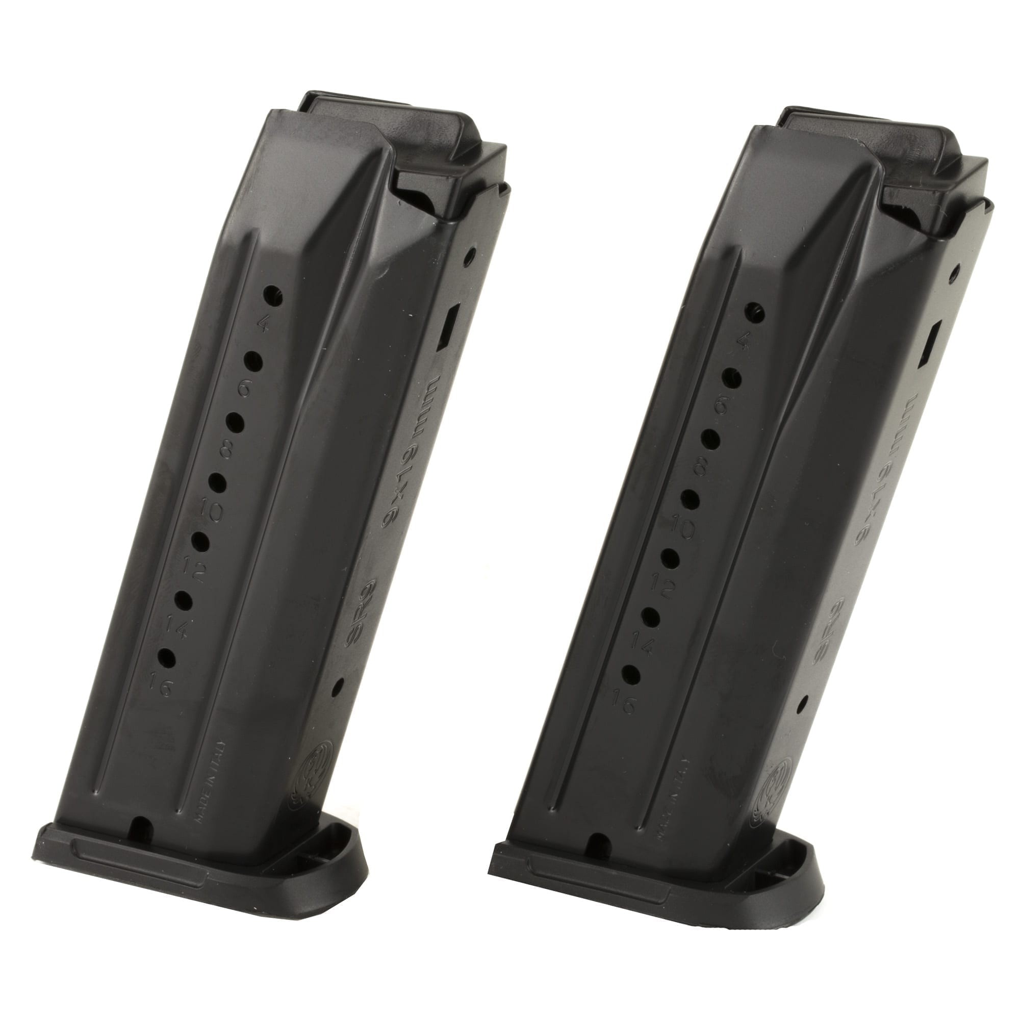 Ruger SR9/SR9C 9mm Luger 17-Round Magazine, Steel Blue- Value Pack of 2- 90449