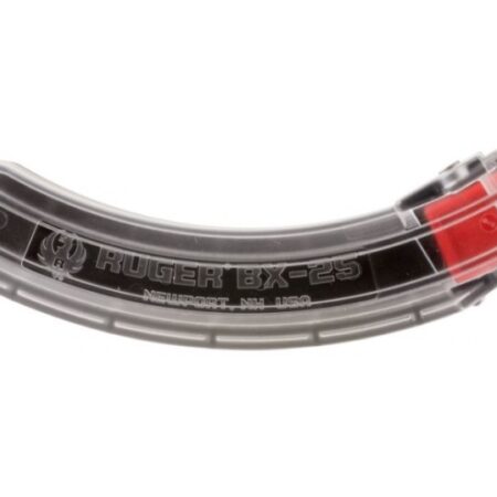 Ruger BX-25 10/22 .22 Long Rifle 25-Round Magazine- Clear Polymer- 90591