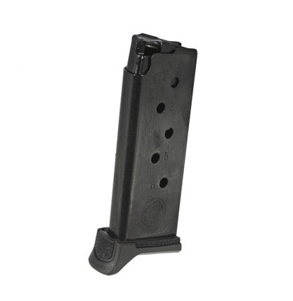 Ruger LCP II .380 ACP 6-Round Magazine with Finger Rest- Steel Blue- 90621