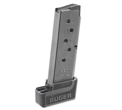 Ruger LCP II .380 ACP 7-Round Extended Magazine- Steel Blue- 90626