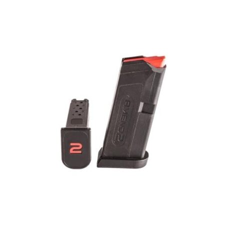 Amend2 Glock 42 .380 ACP 6-Round Magazine- Black- A2GLOCK42BLK