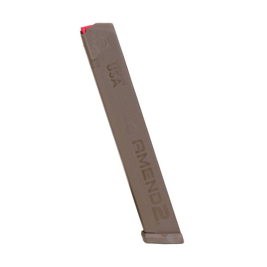 Amend2 Glock A2-Stick 9mm Luger 34-Round Double Stack Magazine- FDE- A2GLOCKSTICKFDE