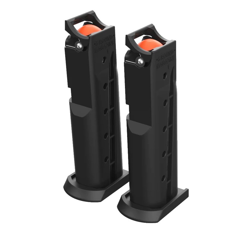 Byrna Technologies HD/SD 5-Round Spare Magazine, Polymer Black- Pack of 2- AM568300