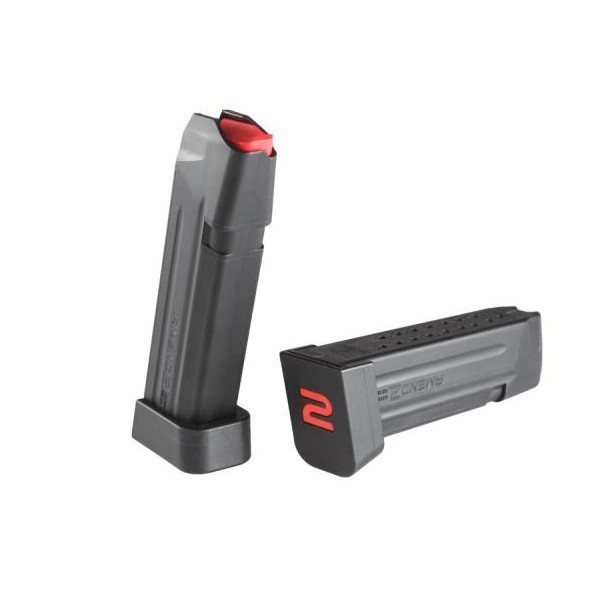Amend2 Glock 17 9mm 18-Round Magazine- Black- A2GLOCK17BLK