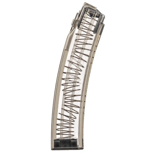 Elite Tactical Systems CZ Scorpion EVO 9mm Luger 30-Round Extended Magazine- Translucent Polymer- CZEVO-30