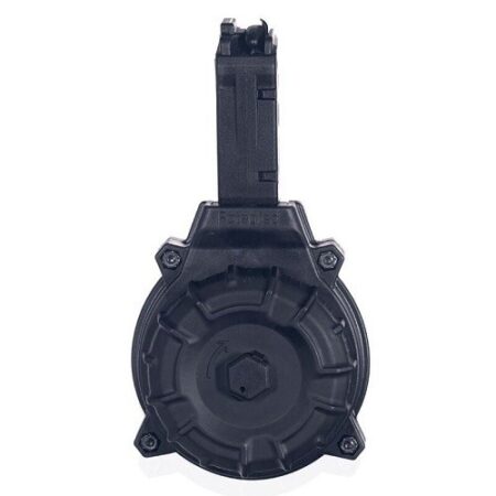 ProMag Sig Sauer MPX 9mm Luger 50-Round Drum Magazine- Polymer Black- DRM-A21