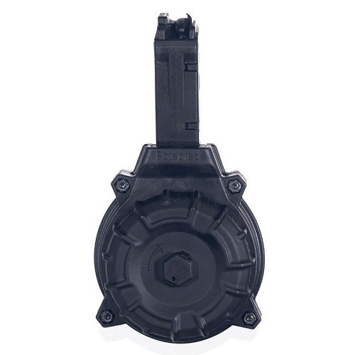 ProMag Sig Sauer MPX 9mm Luger 50-Round Drum Magazine- Polymer Black- DRM-A21