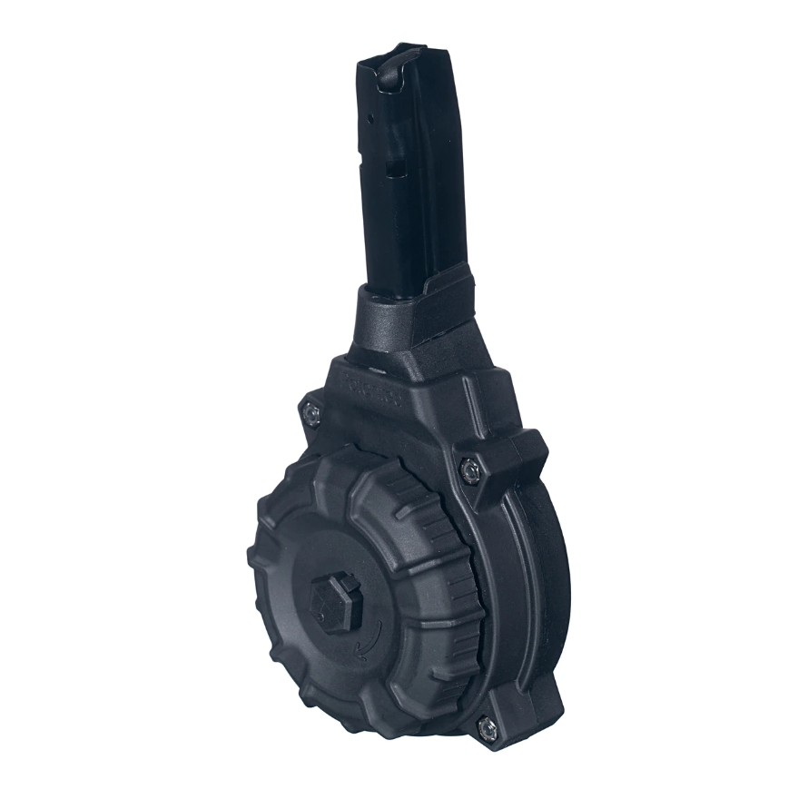 ProMag Sig Sauer P365 9mm Luger 50-Round Drum Magazine- Black Polymer- DRM-A32
