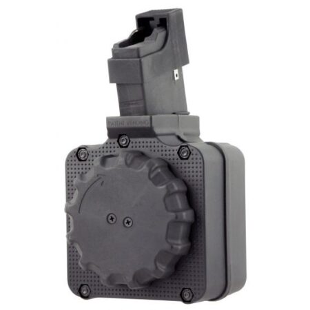 ProMag LR-308 SR-25 .308 Winchester 50-Round Drum Magazine- Black Polymer- DRM-A1