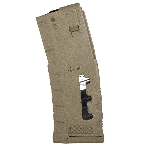MFT Extreme Duty AR-15 5.56X45mm 30-Round Window Magazine- SDE- EXDPM556-W-SDE