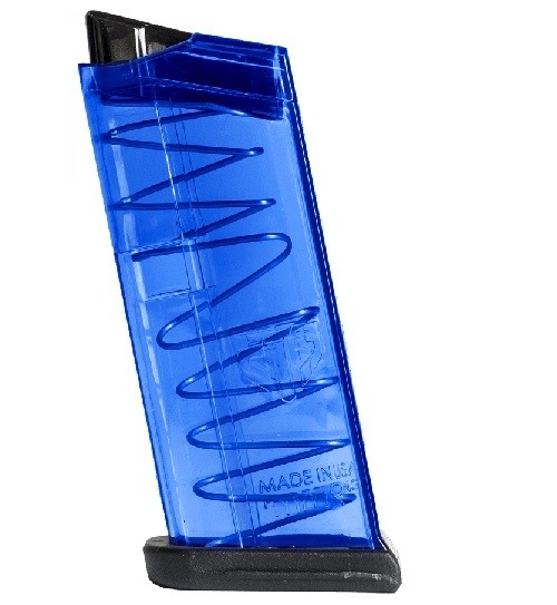 Elite Tactical Systems Glock 43 9mm Luger 7-Round Magazine- Blue Translucent Polymer- GLK-43BLU