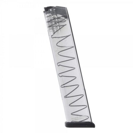 Elite Tactical System Glock 17/19/26/34 9mm Luger 27-Round Magazine- Translucent Polymer- GLK-9-170