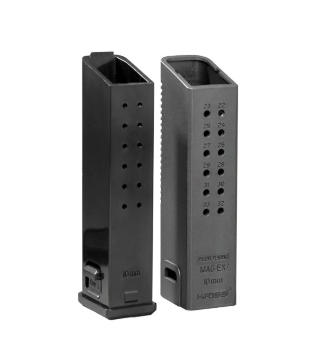 KRISS MAGEX2 Glock G20 10mm 33-Round Extension Kit- Black- KVA-MX2K10BL00