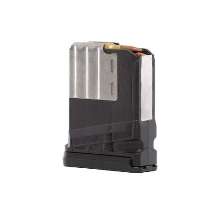 Lancer L7AWM SR-25 7.62X51 5-Round Magazine- Opaque Black- L705BLK